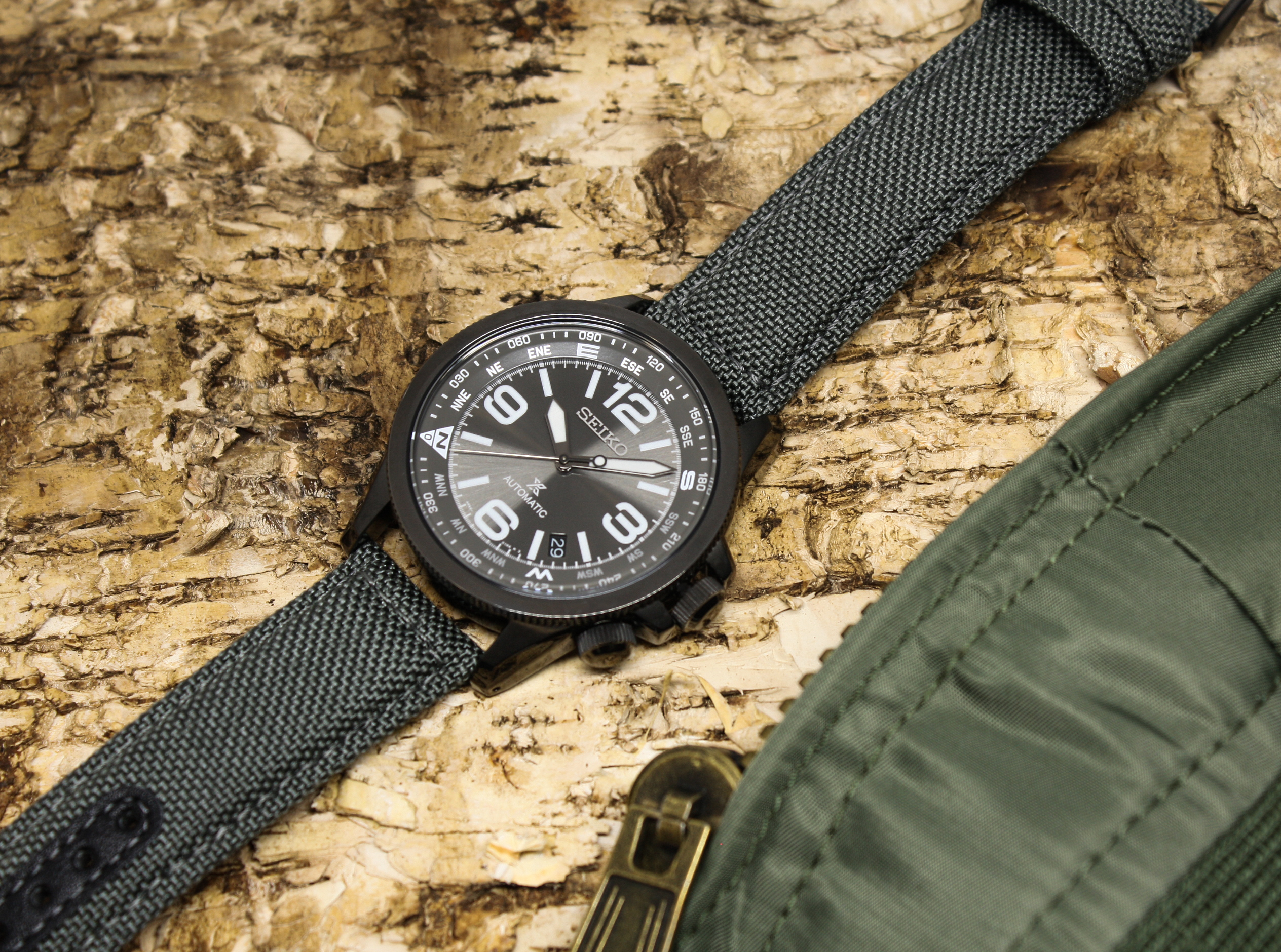Seiko SRPC29K1 zegarek srebrny klasyczny Prospex pasek - miniatura 5