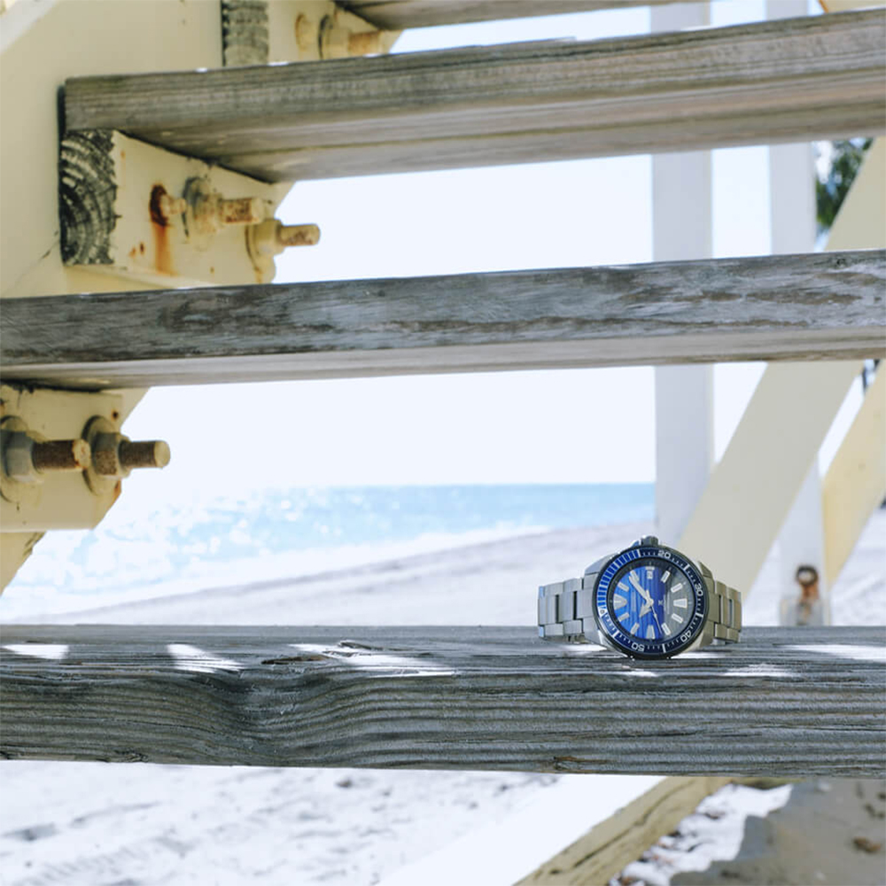 Seiko SRPC93K1 Prospex Diver Samurai Automatic Save the Ocean Special Edition zegarek sportowy Prospex