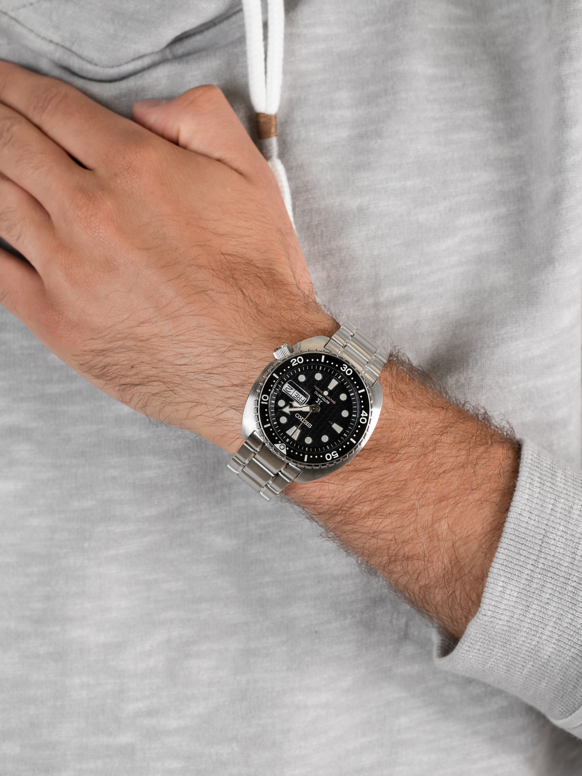 Seiko SRPE03K1 męski zegarek Prospex bransoleta - miniatura 6