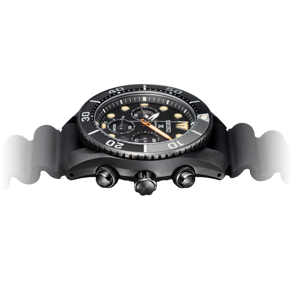 zegarek Seiko SSC761J1 solar męski Prospex Seiko Prospex Black Series Limited Edition - miniatura 6