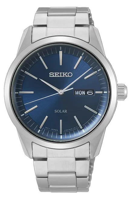 Seiko SNE525P1 Solar Solar Classic Sapphire Day-Date 100m