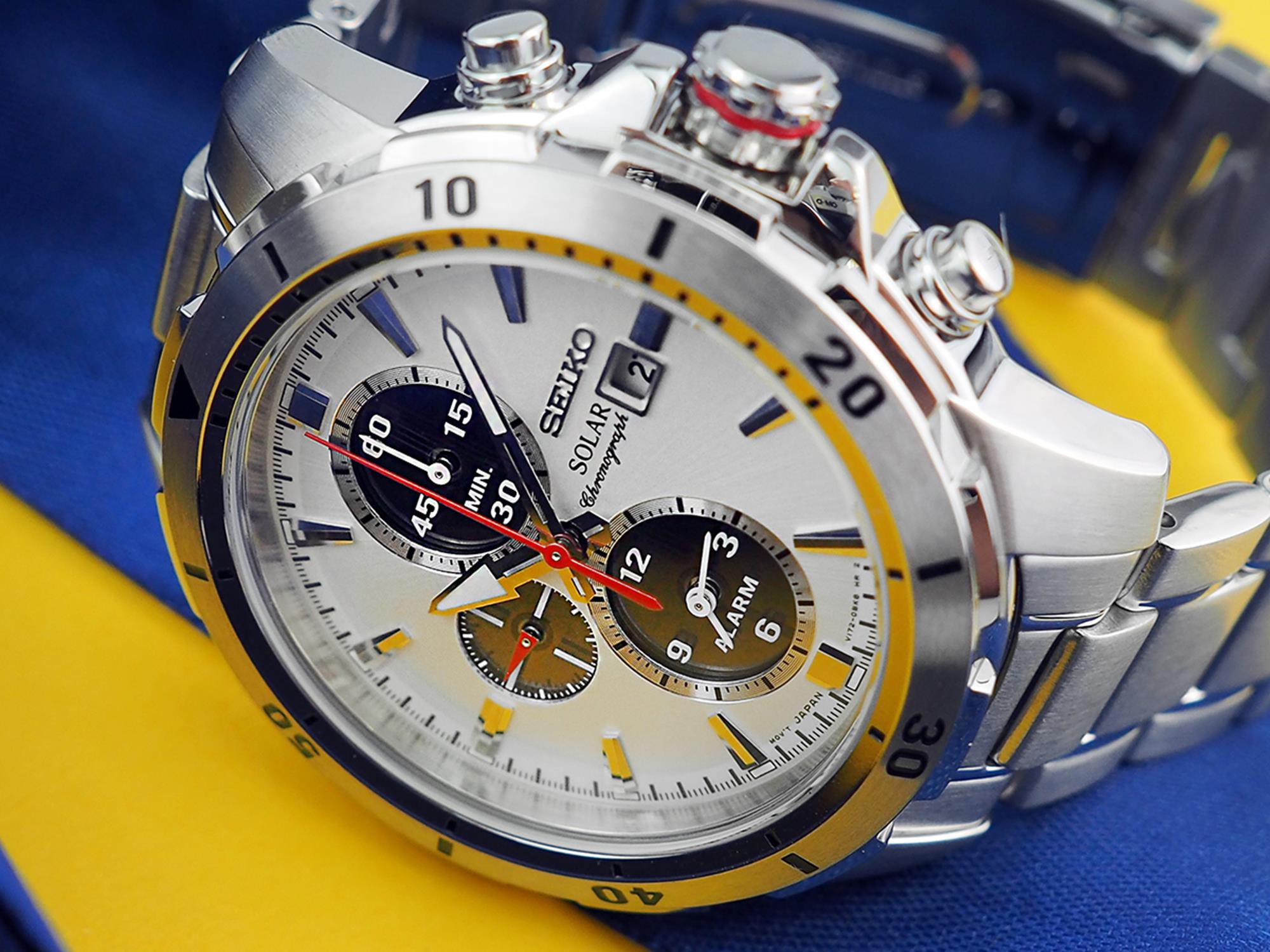Seiko SSC553P1 zegarek męski Solar - miniatura 2