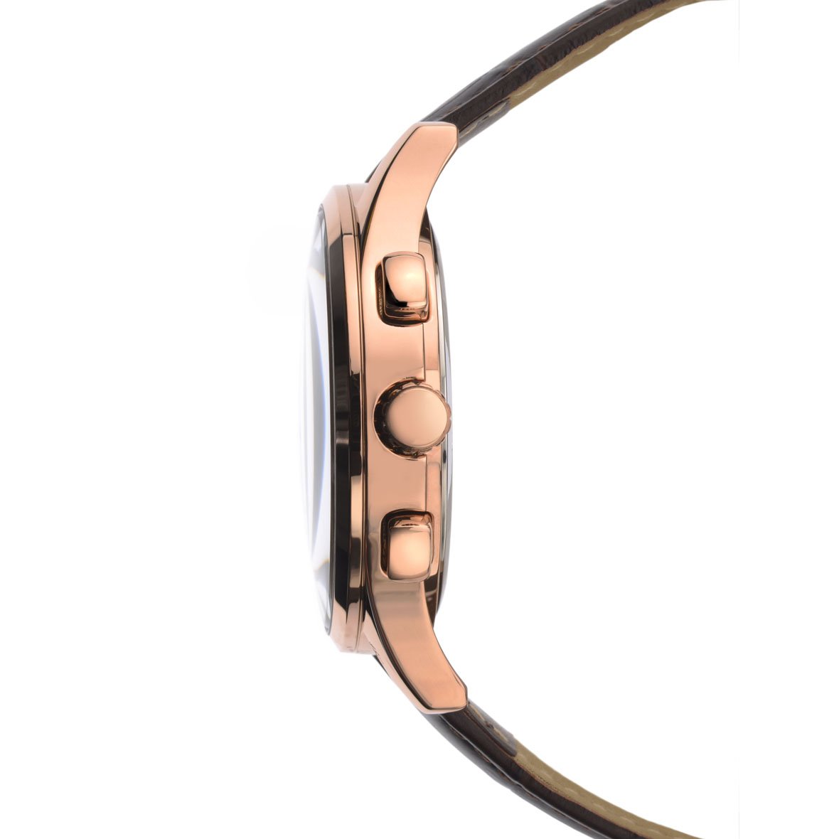 Sekonda SEK.1157 zegarek różowe złoto elegancki Chronograph pasek - miniatura 5