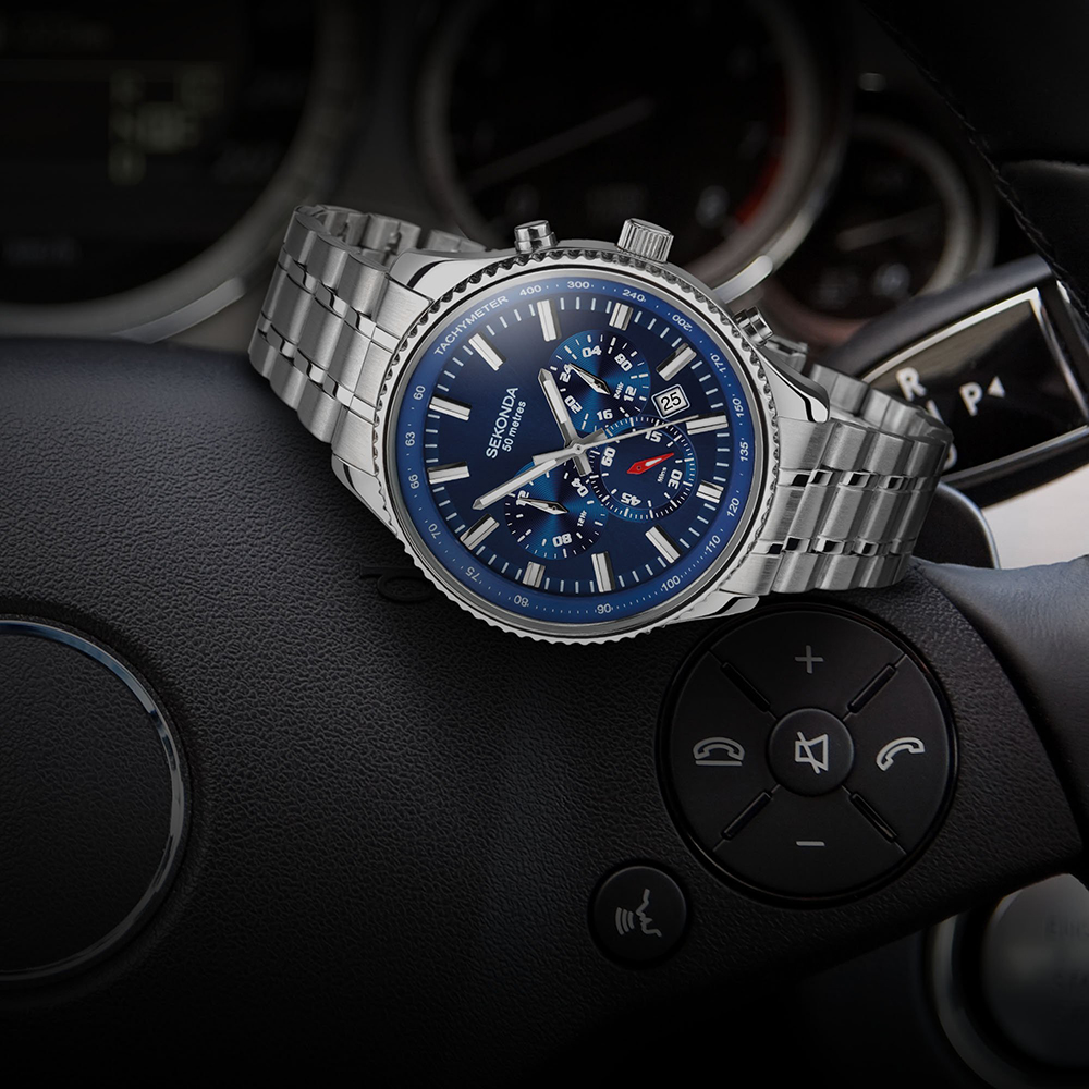 Sekonda SEK.1472 zegarek męski Chronograph - miniatura 2