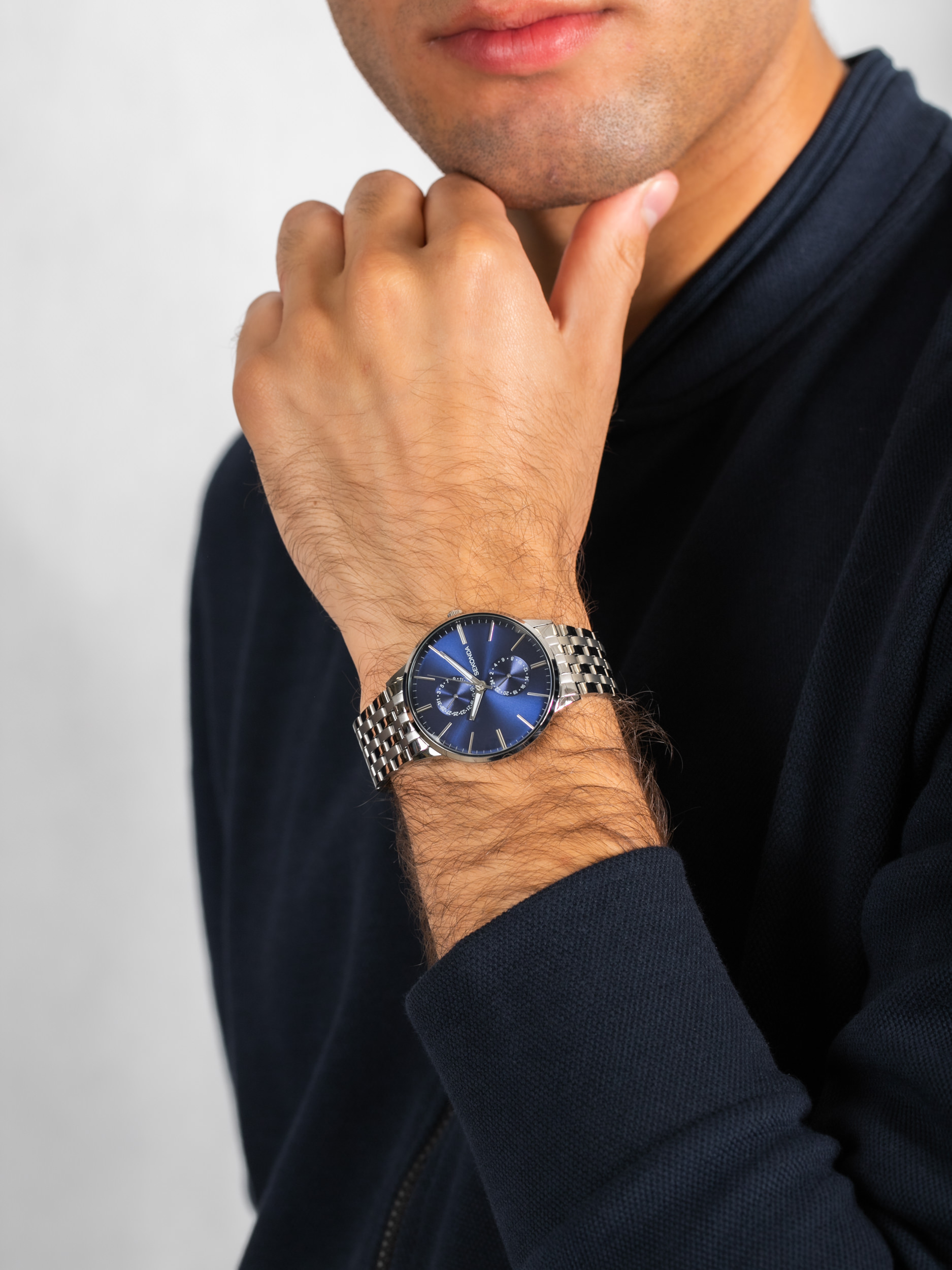 Sekonda SEK.1496 męski zegarek Classic bransoleta - miniatura 3