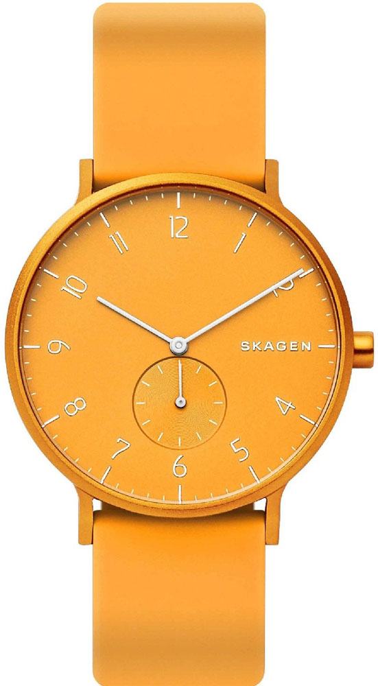 Skagen Aaren Kulor Yellow Silicone SKW6510