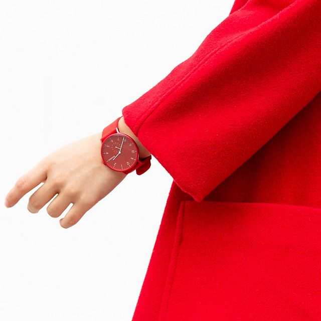 zegarek Skagen SKW6512 czerwony Aaren - miniatura 7