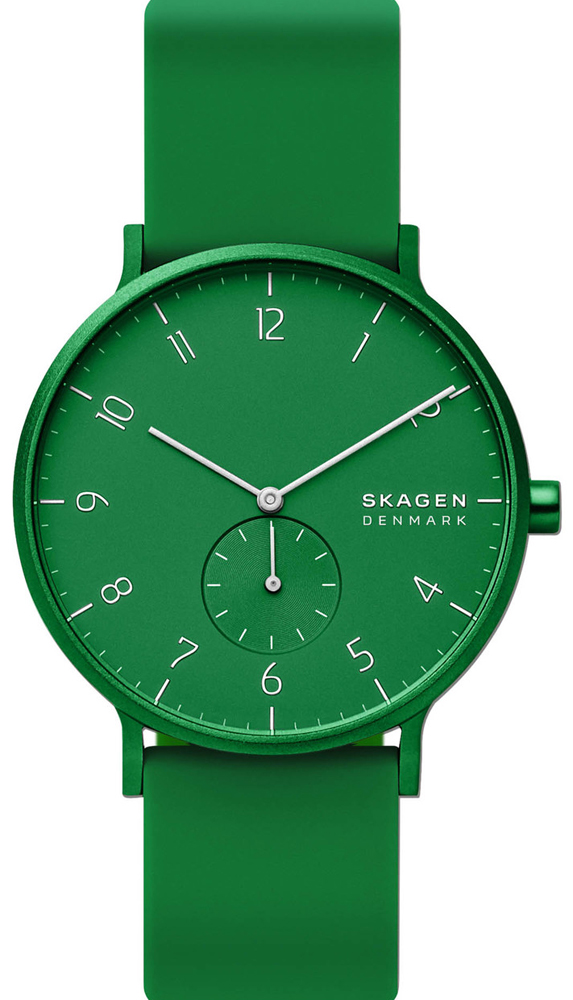 Skagen Aaren Kulor Green Silicone  SKW6545