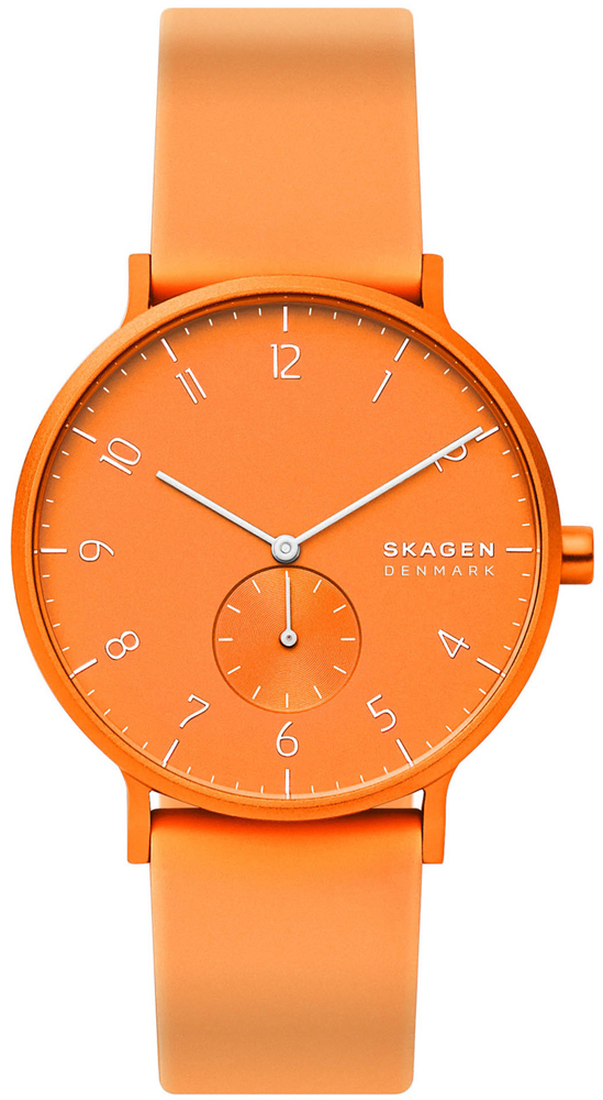 Skagen Aaren Kulor Neon Orange Silicone SKW6558