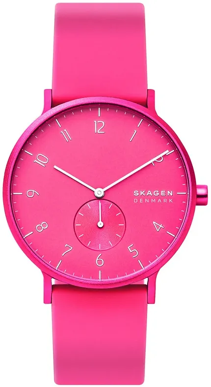 Skagen SKW6559 Aaren Aaren Kulor Neon Pink Silicone - zdjęcie 1