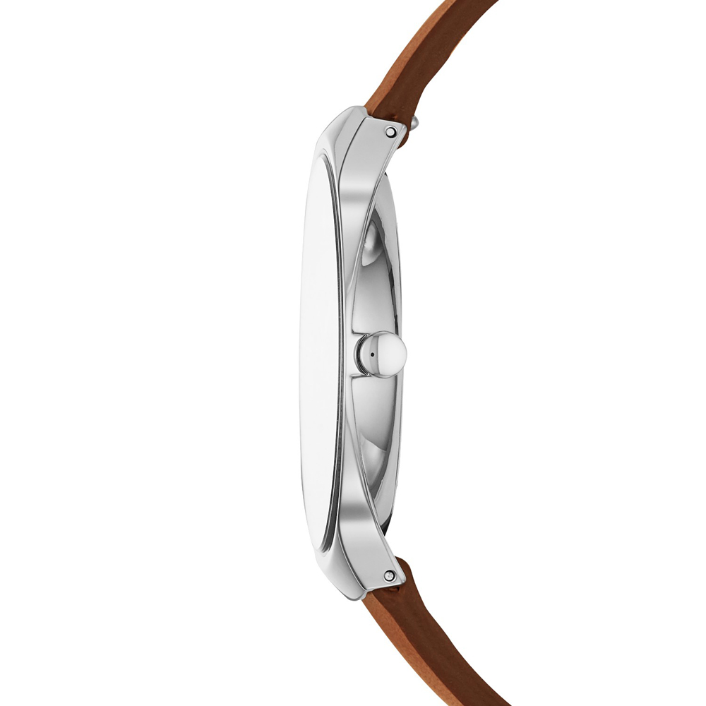 Skagen SKW6457 zegarek srebrny klasyczny Grenen pasek - miniatura 5