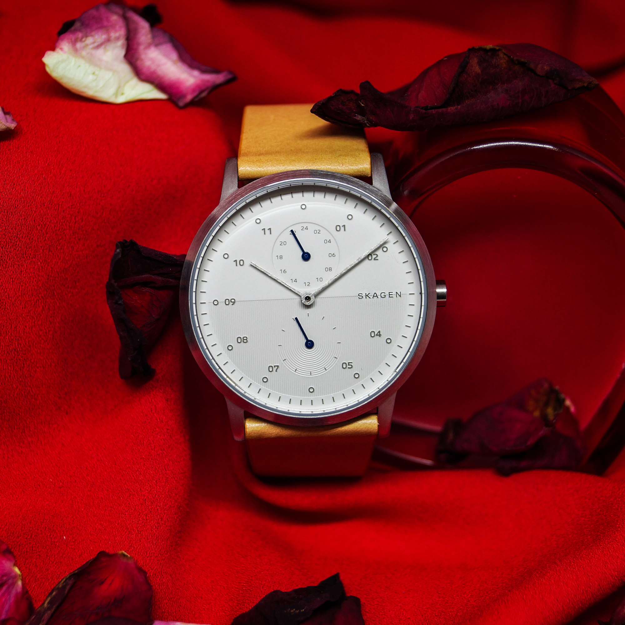 Skagen SKW6498 zegarek srebrny klasyczny Kristoffer pasek - miniatura 5