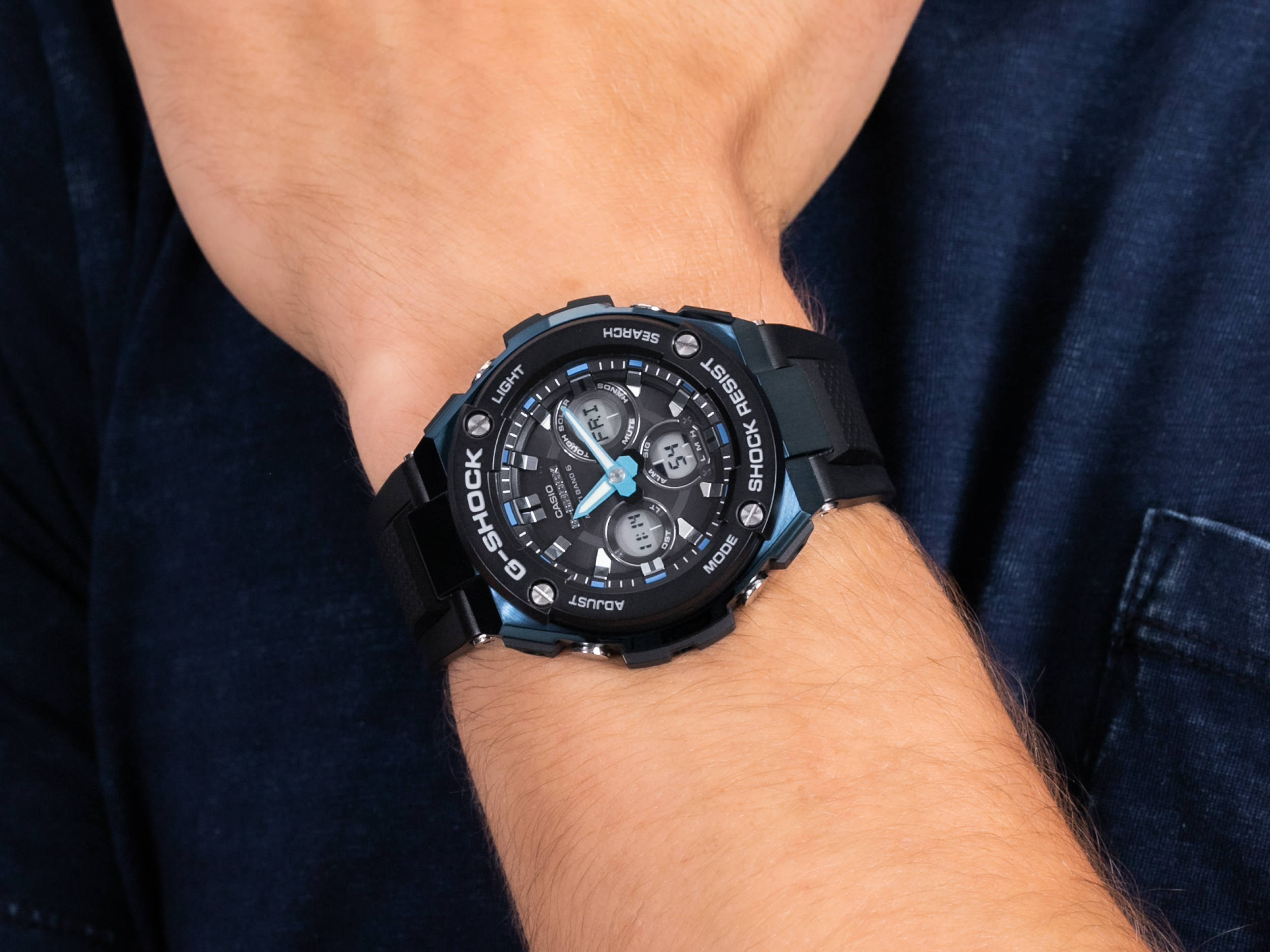G-Shock GST-W300G-1A2ER G-STEEL MID SIZE zegarek sportowy G-SHOCK G-STEEL - miniatura 4
