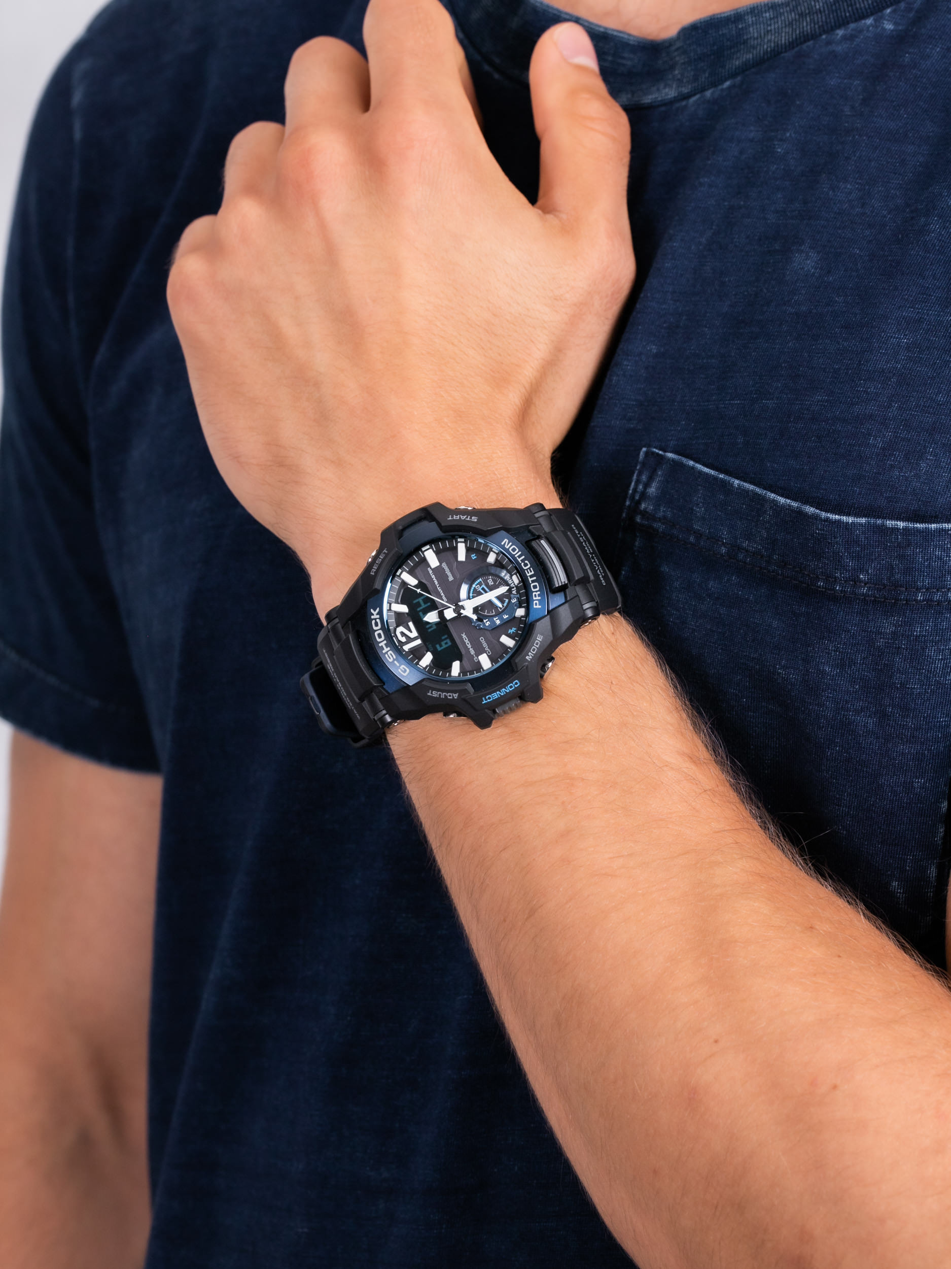 G-Shock GR-B100-1A2ER męski zegarek G-SHOCK Master of G pasek