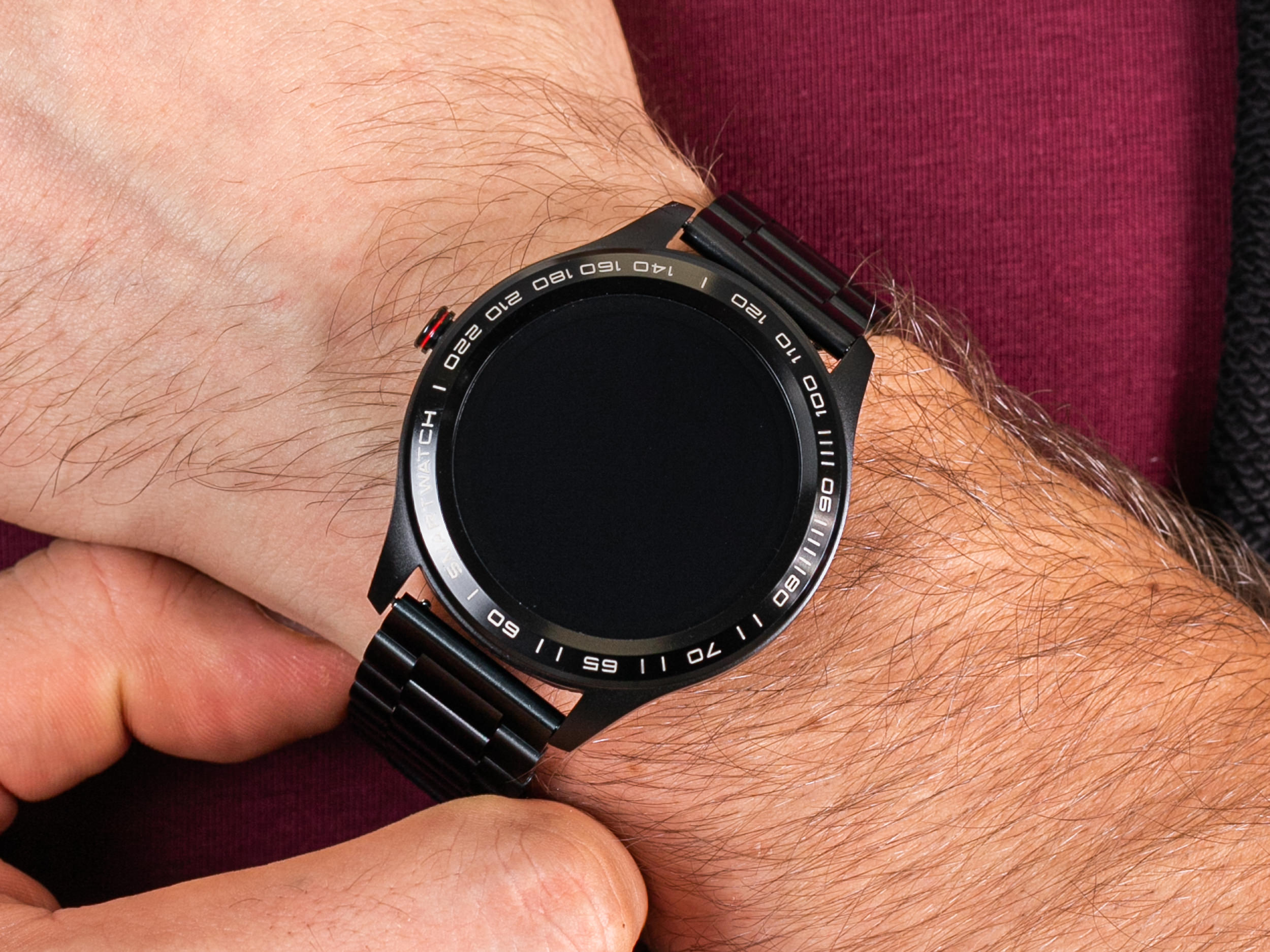 Garett 5903246286977 Smartwatch Garett Men 3S RT czarny stalowy zegarek sportowy Męskie - miniatura 4