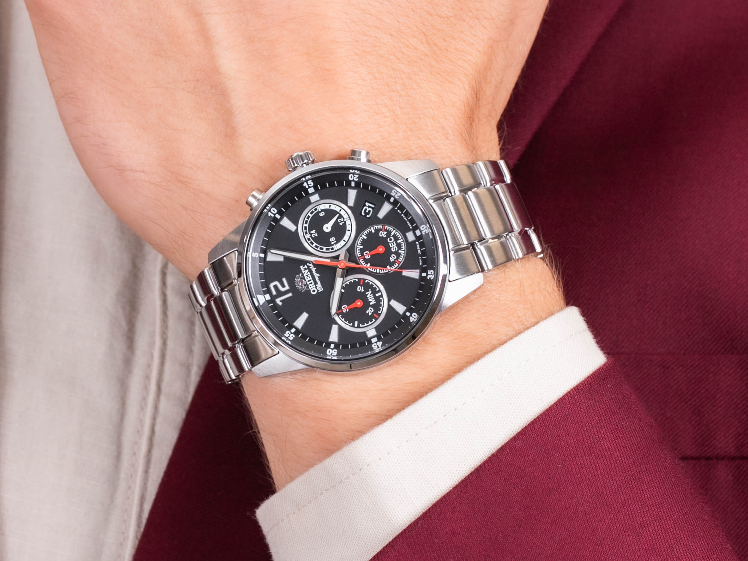 Orient RA-KV0001B10B zegarek sportowy Sports - miniatura 4