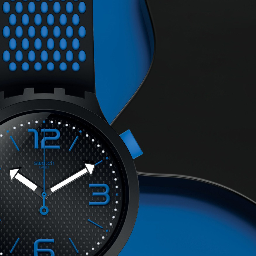 Swatch SO27B101 męski zegarek Big Bold pasek - miniatura 5