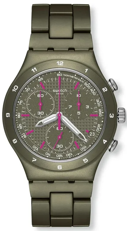 Swatch YCM4002AG Irony Chrono GREEN COAT - zdjęcie 1