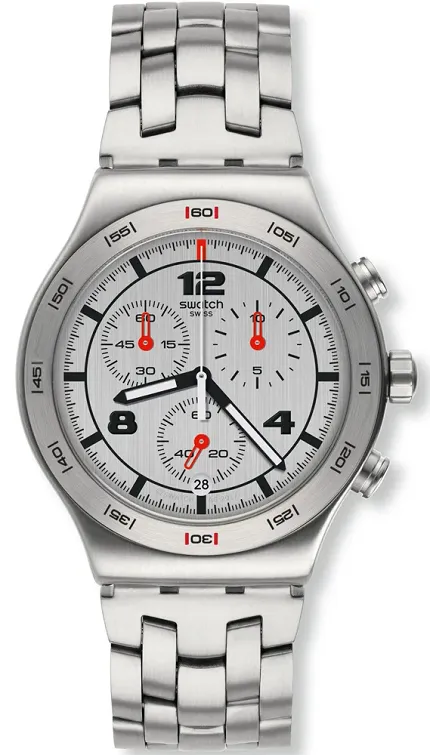 Swatch YVS447G Irony Chrono SILVER AGAIN - zdjęcie 1
