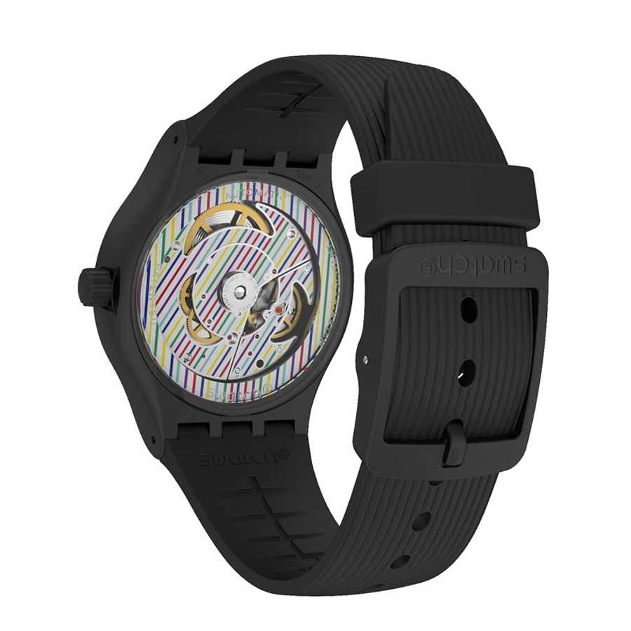 Swatch SUTB408 męski zegarek Originals Sistem 51 pasek - miniatura 3