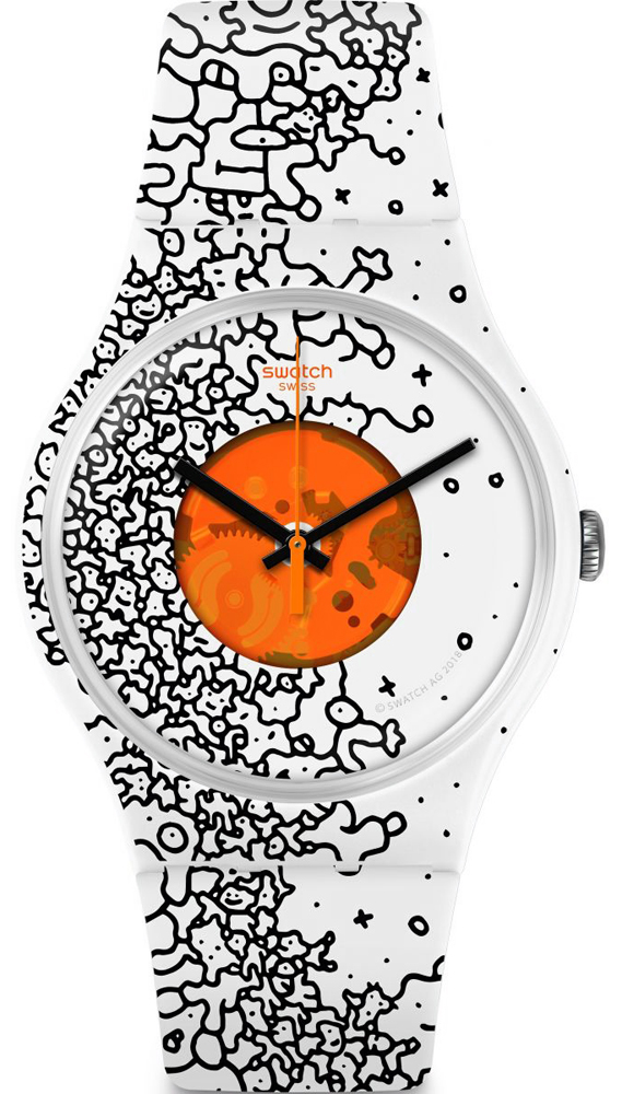Swatch ORANGE PUSHER SUOW167
