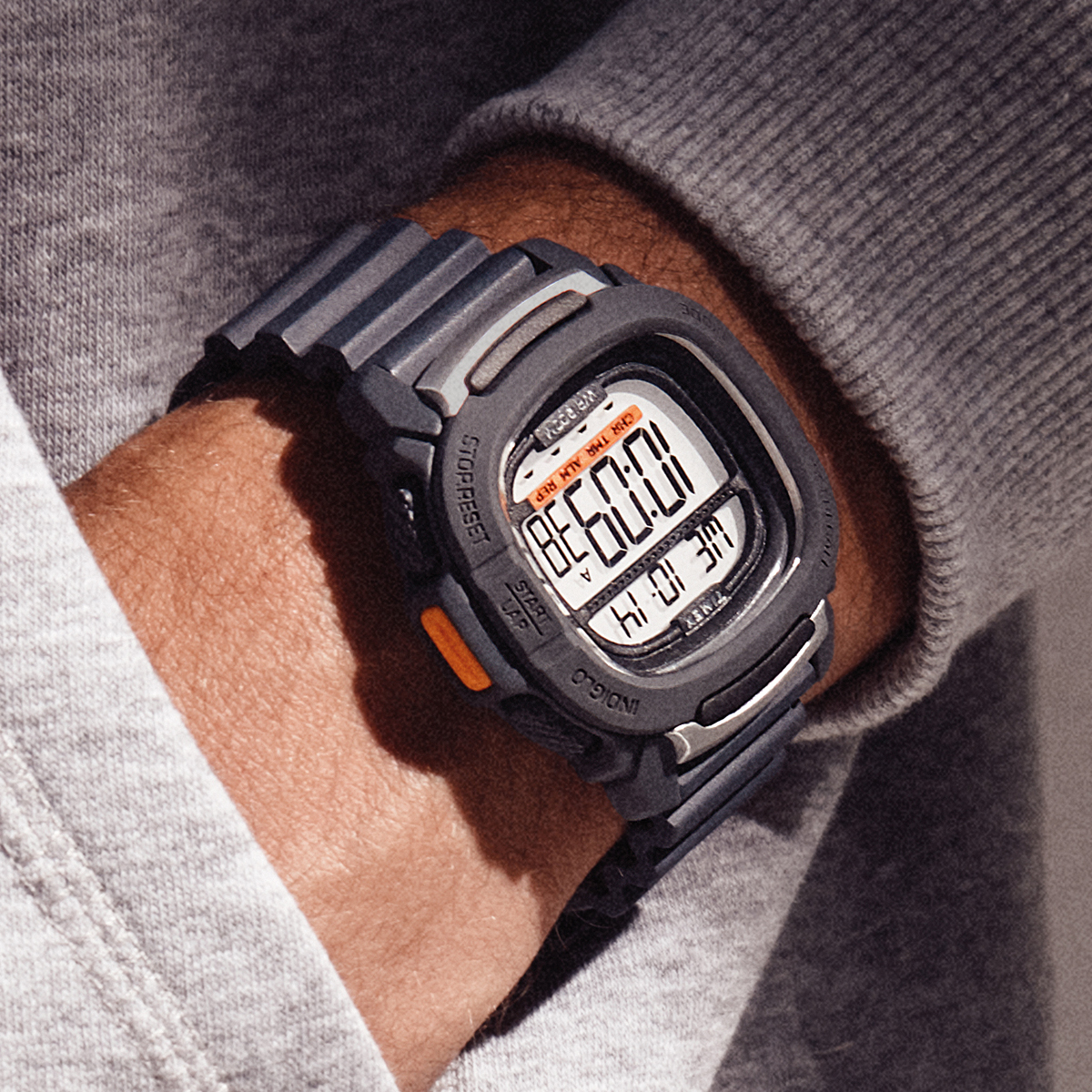 Timex TW5M26700 zegarek szary sportowy Boost pasek - miniatura 5