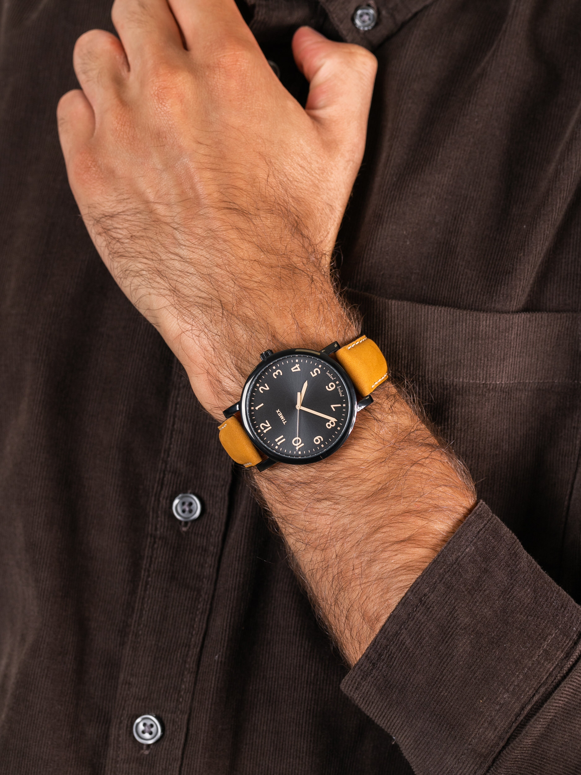 Timex T2N677 męski zegarek Easy Reader pasek