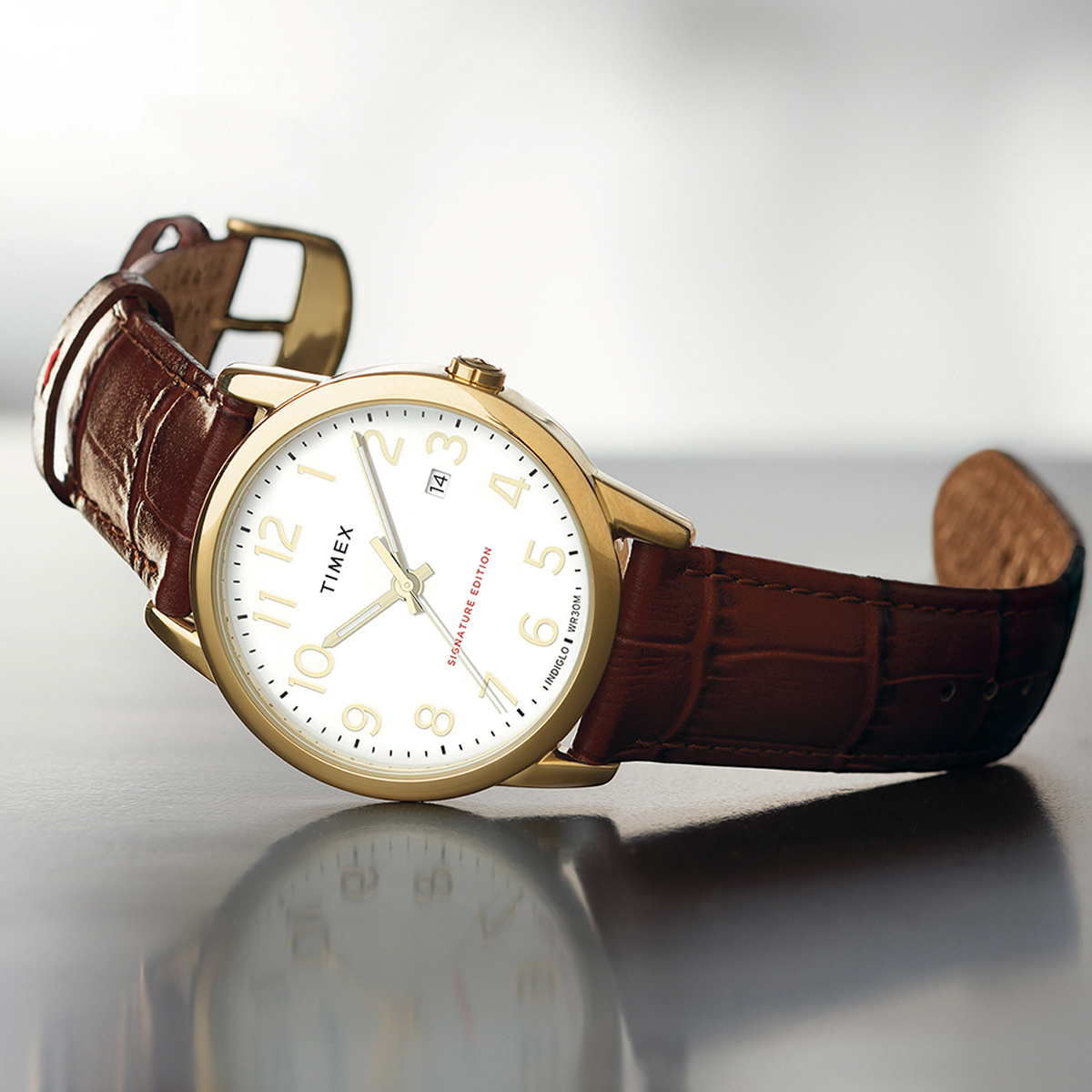 Timex TW2R65100 zegarek męski klasyczny Easy Reader pasek