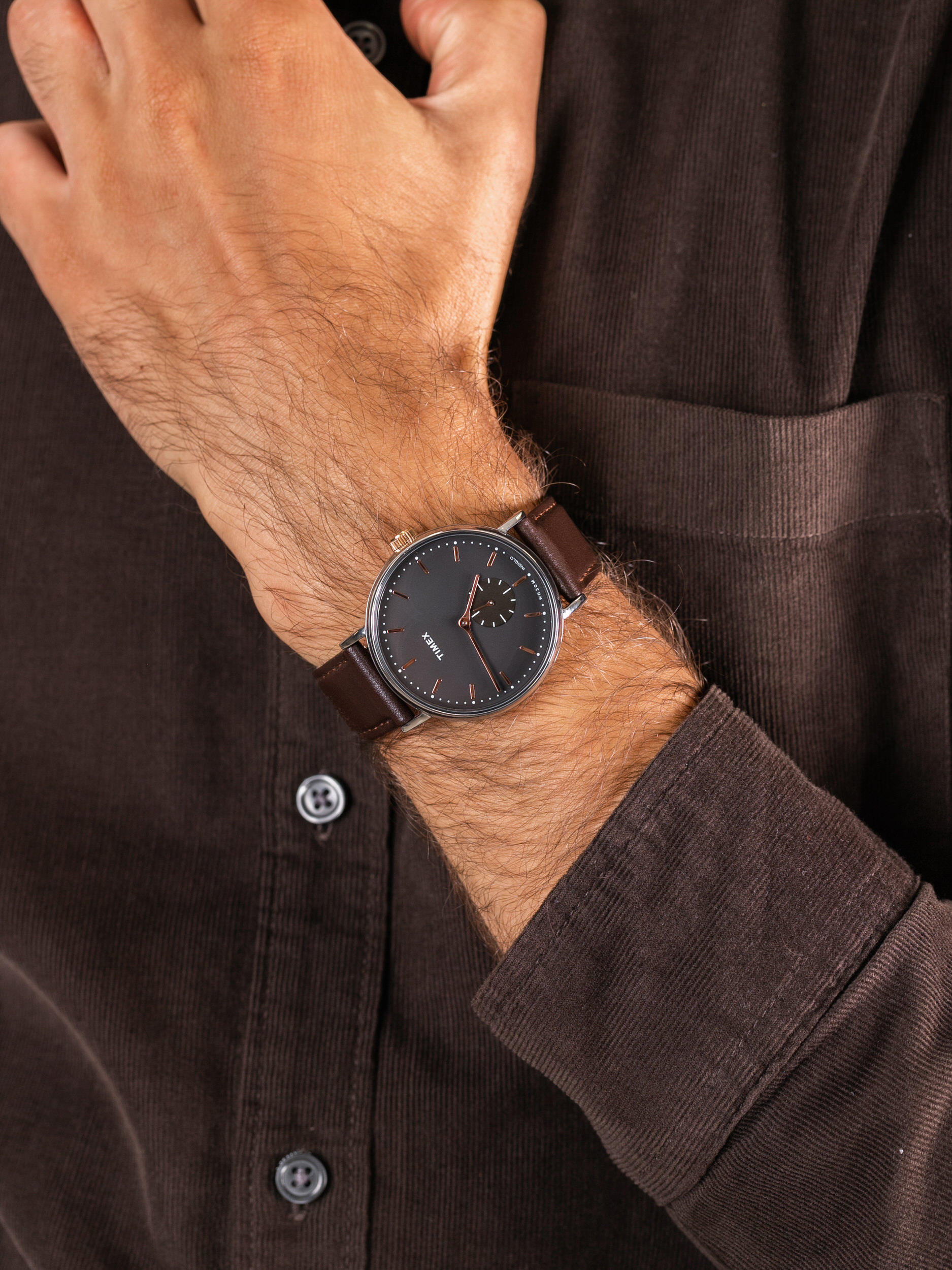 Timex TW2R38100 męski zegarek Fairfield pasek - miniatura 3
