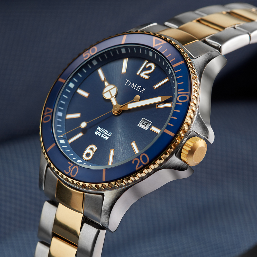 Timex TW2R64700 męski zegarek Harborside bransoleta