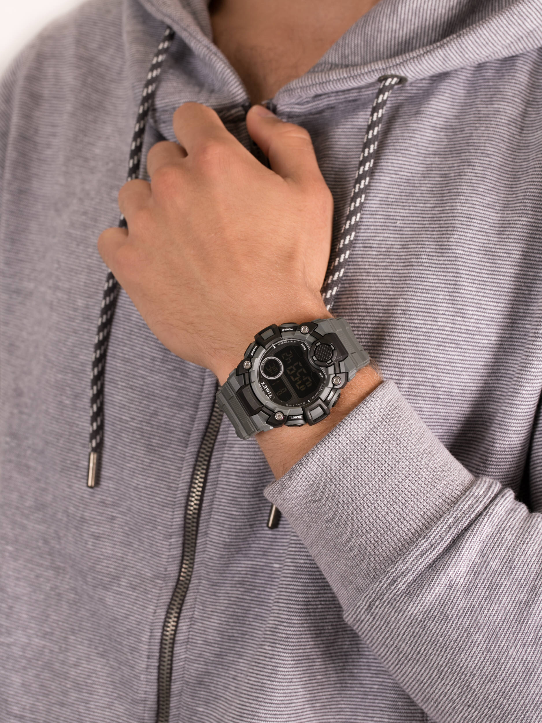 Timex TW5M27500 męski zegarek Mako DGTL pasek - miniatura 3