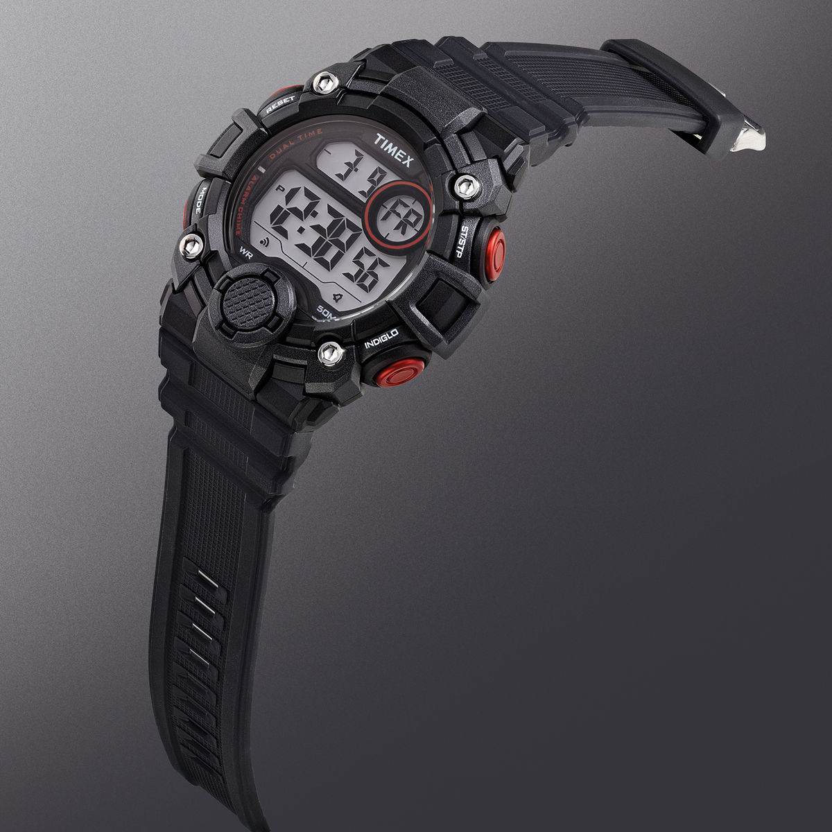 zegarek Timex TW5M27600 czarny Mako DGTL - miniatura 7