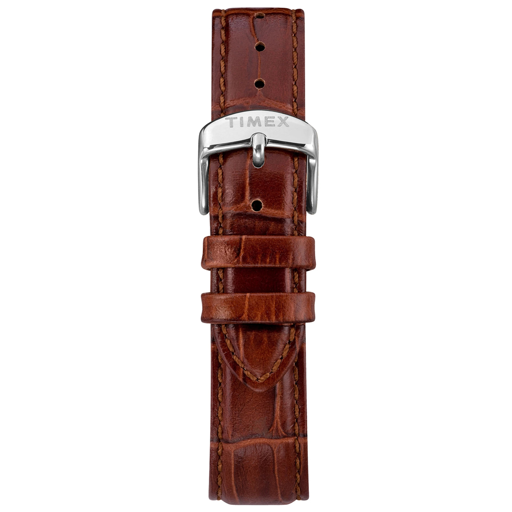 Timex TW2U01600 zegarek srebrny klasyczny Todd Snyder pasek - miniatura 5