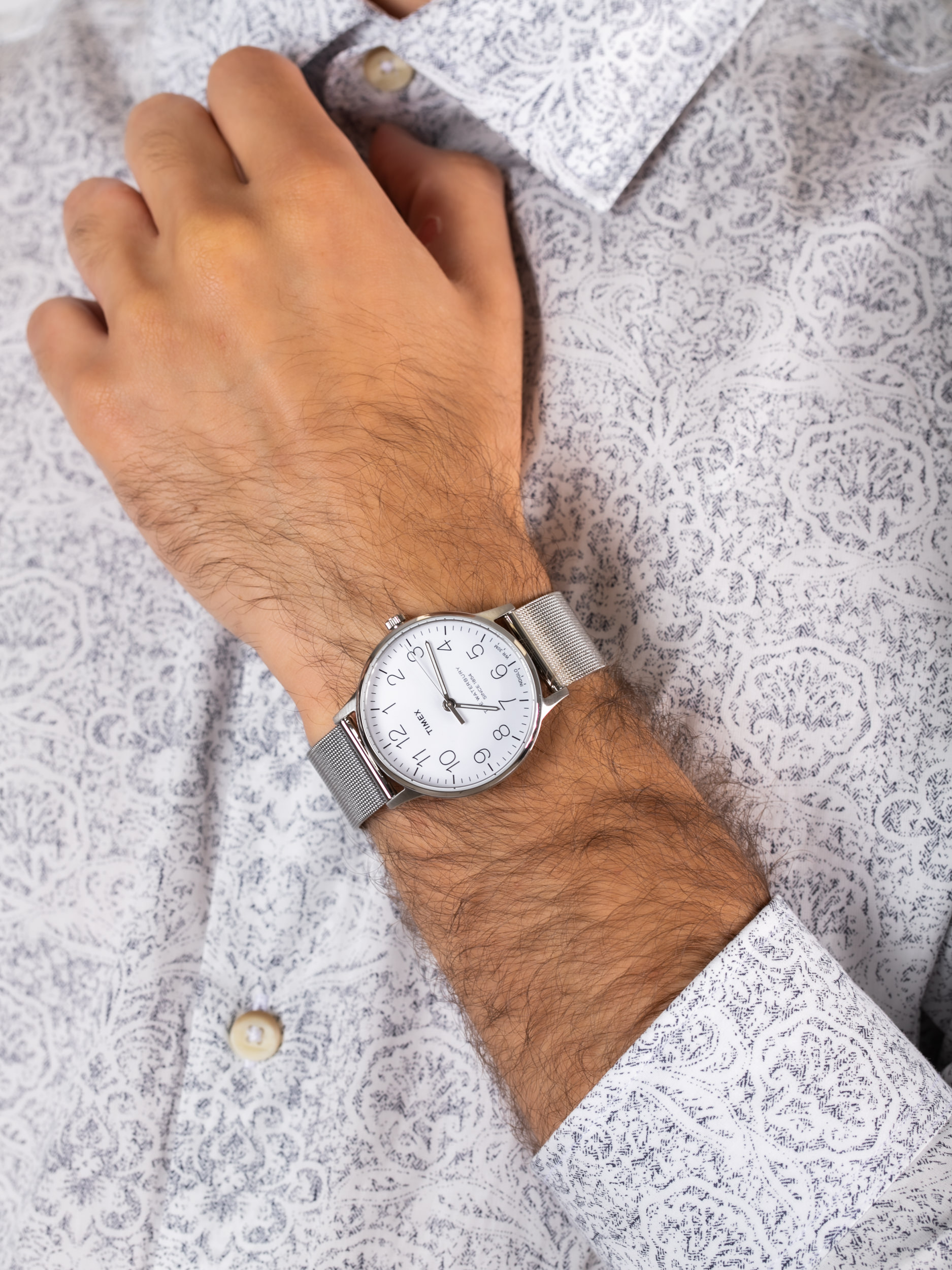 Timex TW2R25800 męski zegarek Waterbury bransoleta