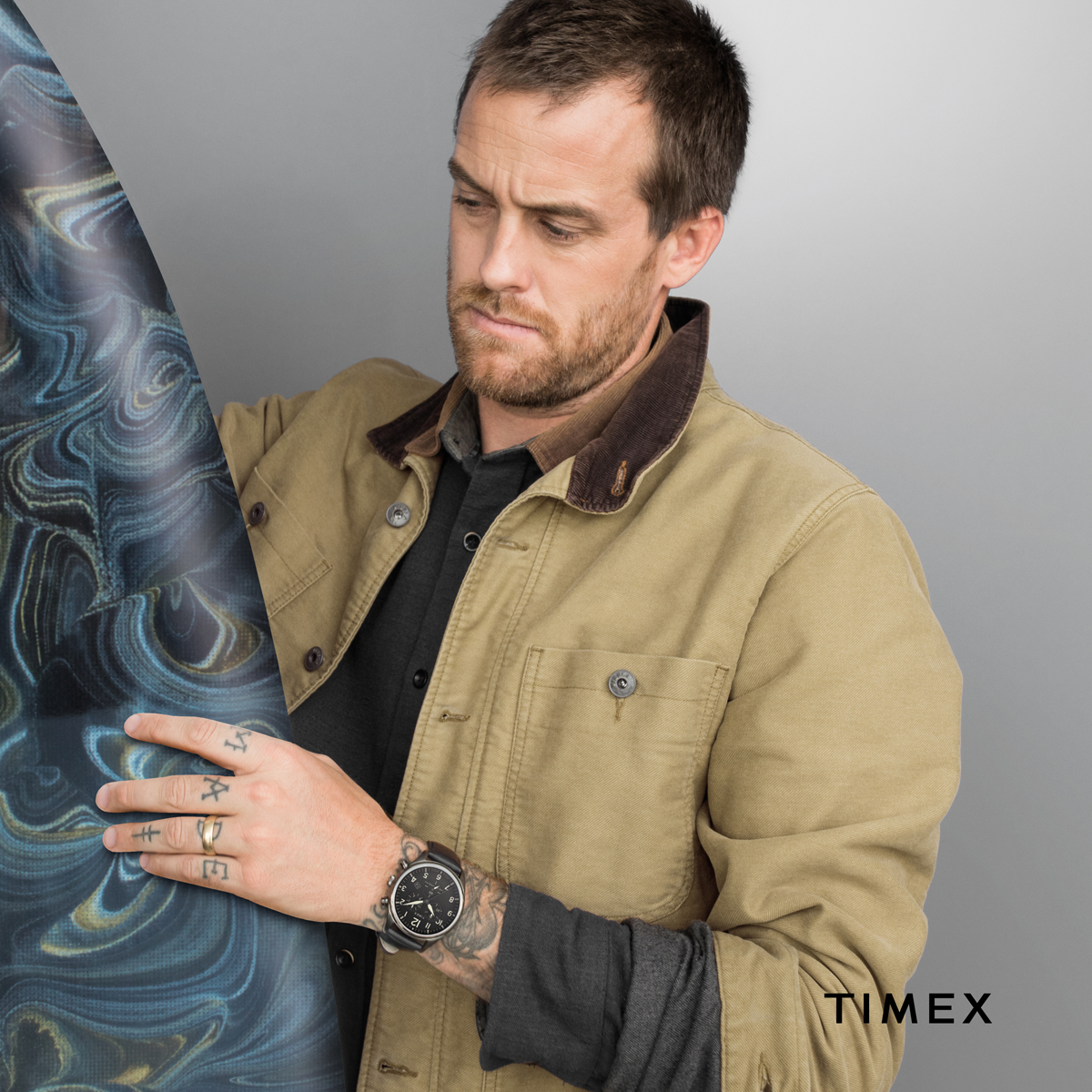 Timex TW2R88400 zegarek szary fashion/modowy Waterbury pasek - miniatura 5
