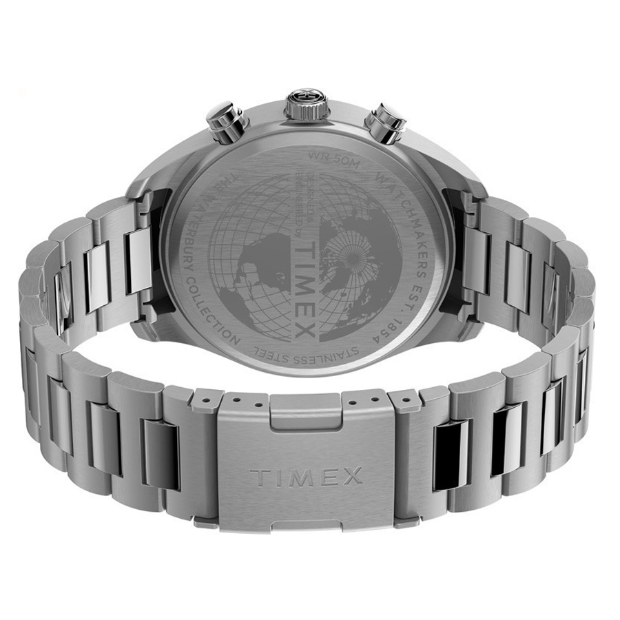 Timex TW2T70300 zegarek srebrny sportowy Waterbury bransoleta - miniatura 9