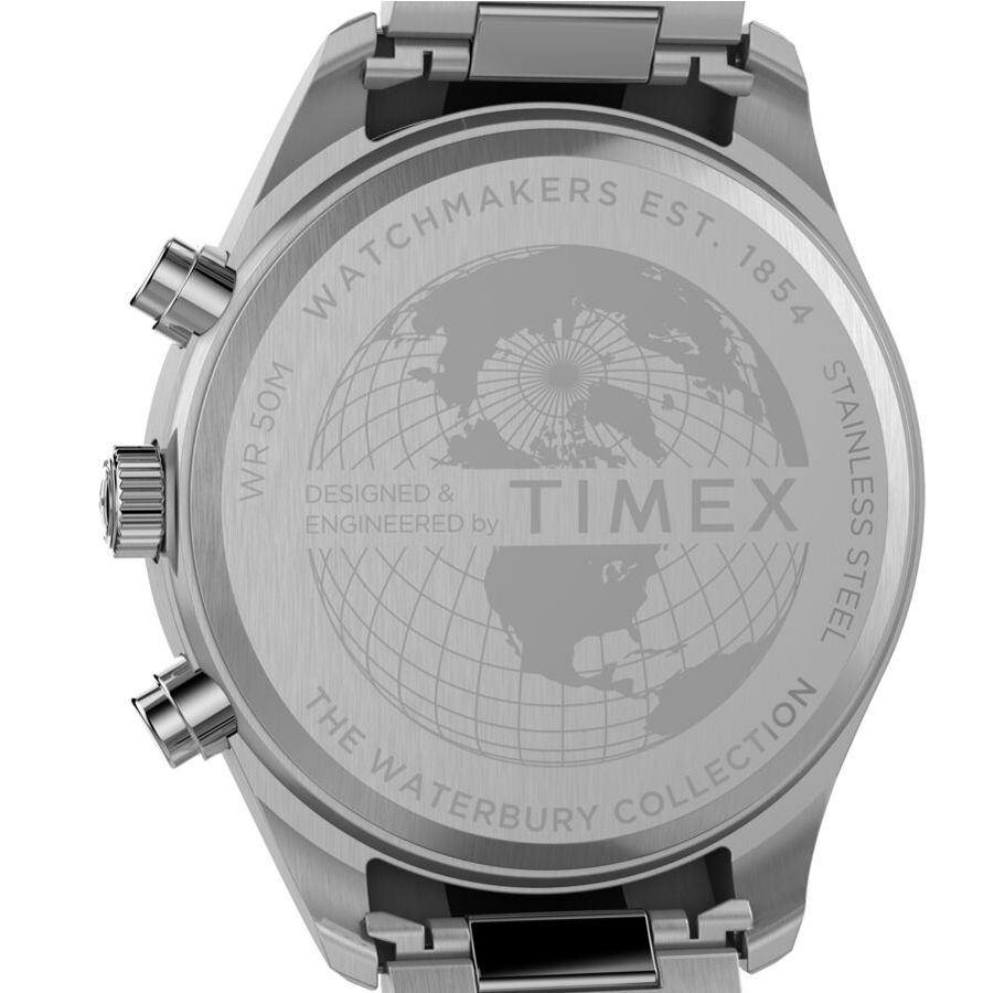 zegarek Timex TW2T70400 srebrny Waterbury - miniatura 7