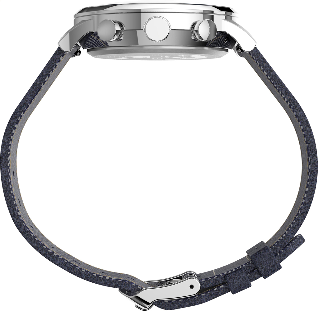 Timex TW2T71300 zegarek srebrny fashion/modowy Waterbury pasek - miniatura 5
