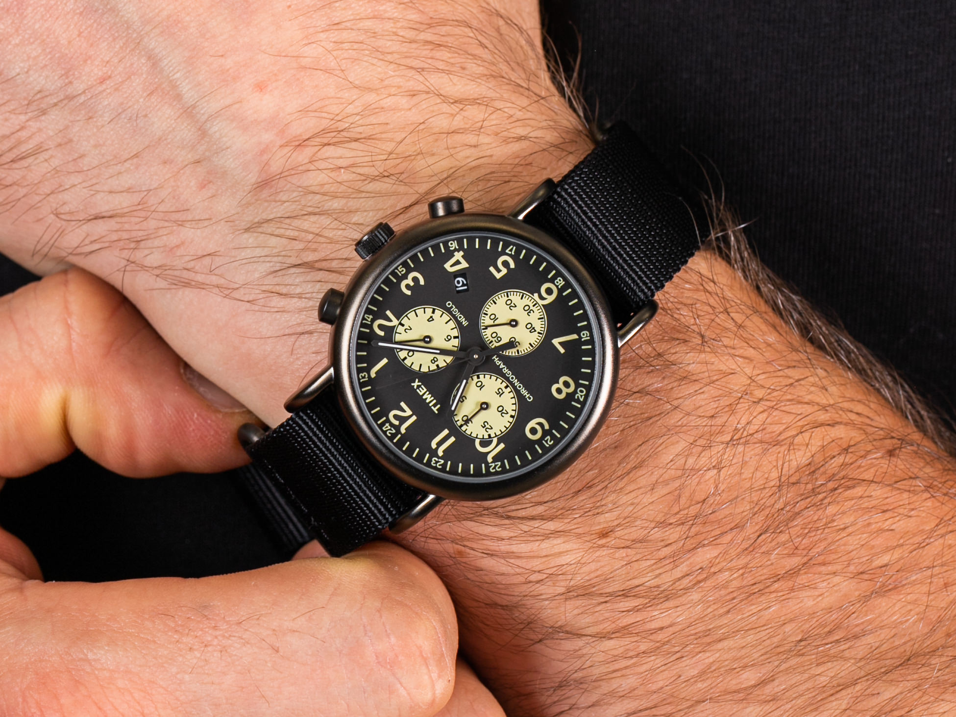 Timex TW2P71500 Weekender Classic Chrono Oversized zegarek fashion/modowy Weekender - miniatura 4