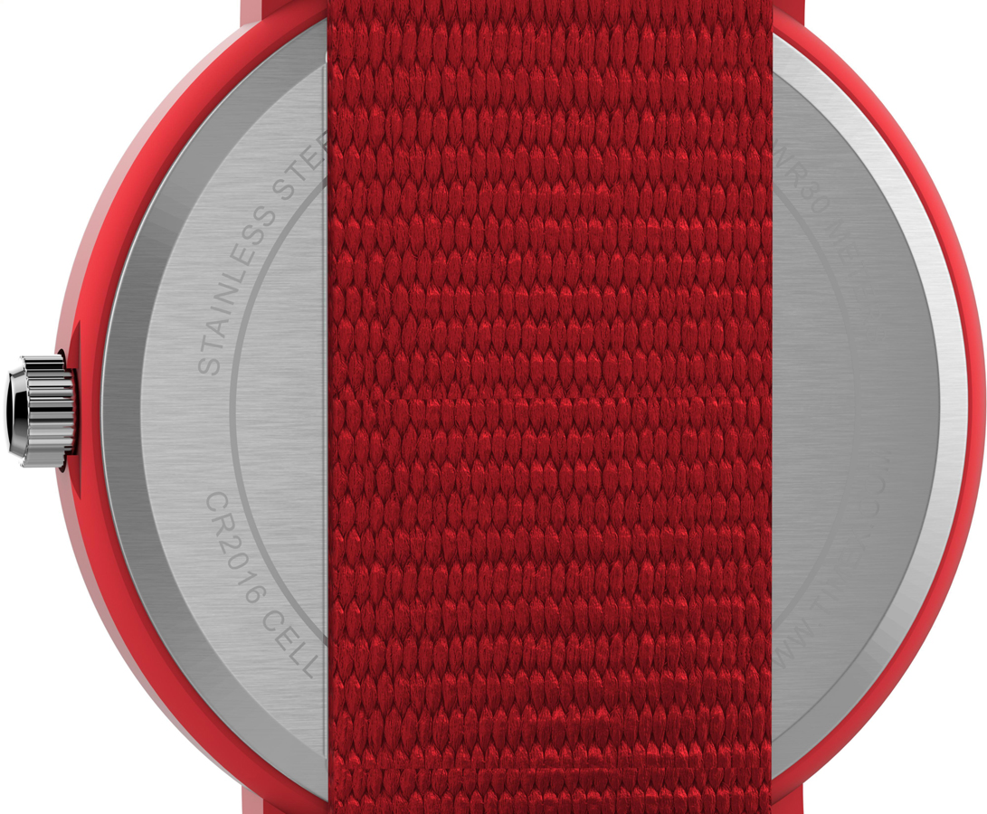 zegarek Timex TW2T66000 czerwony Weekender - miniatura 7