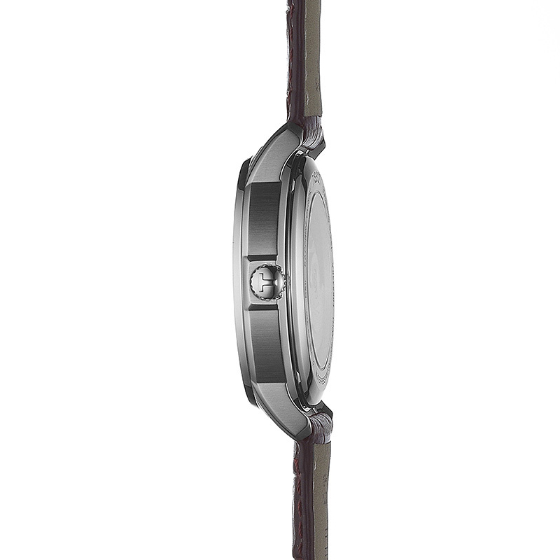 Tissot T065.430.16.031.00 zegarek srebrny klasyczny Automatics III pasek - miniatura 5
