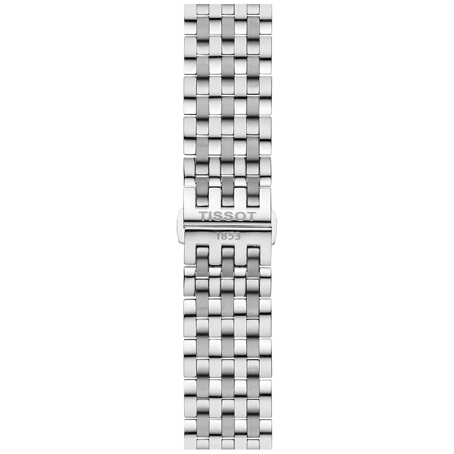 Tissot T097.410.11.058.00 zegarek srebrny elegancki Bridgeport bransoleta - miniatura 5