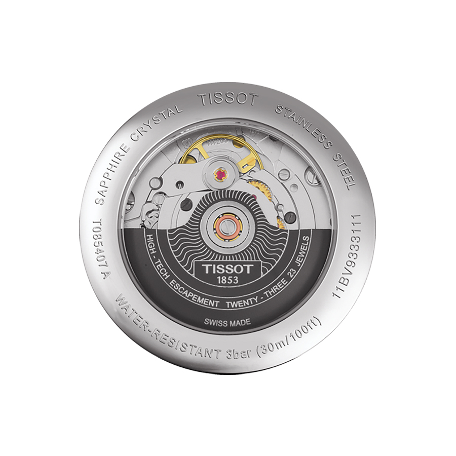 Tissot T085.407.11.051.00 męski zegarek CARSON AUTOMATIC bransoleta - miniatura 3
