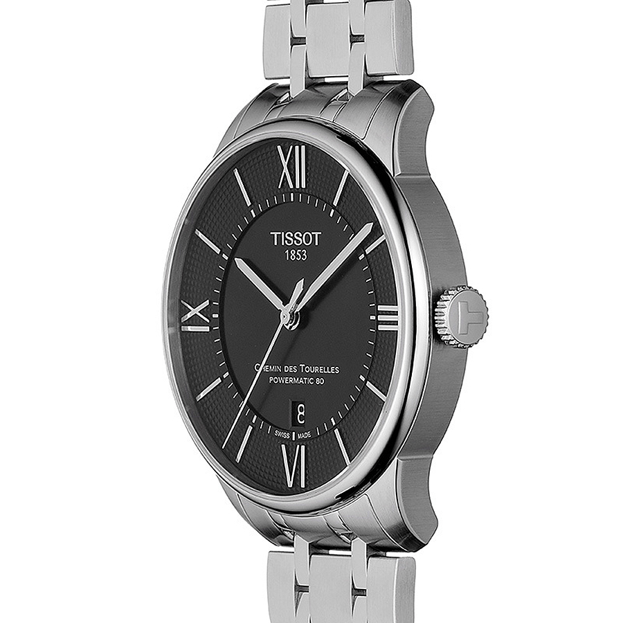 Tissot T099.407.11.058.00 męski zegarek Chemin des Tourelles bransoleta - miniatura 3