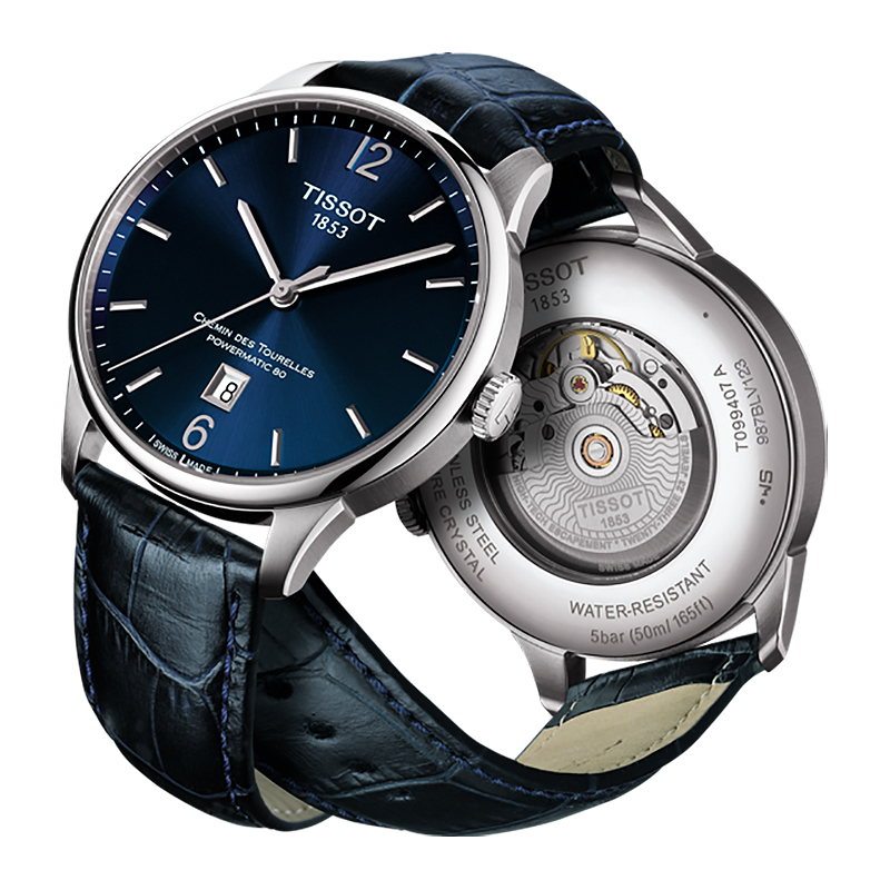 Tissot T099.407.16.047.00 zegarek męski Chemin des Tourelles - miniatura 2