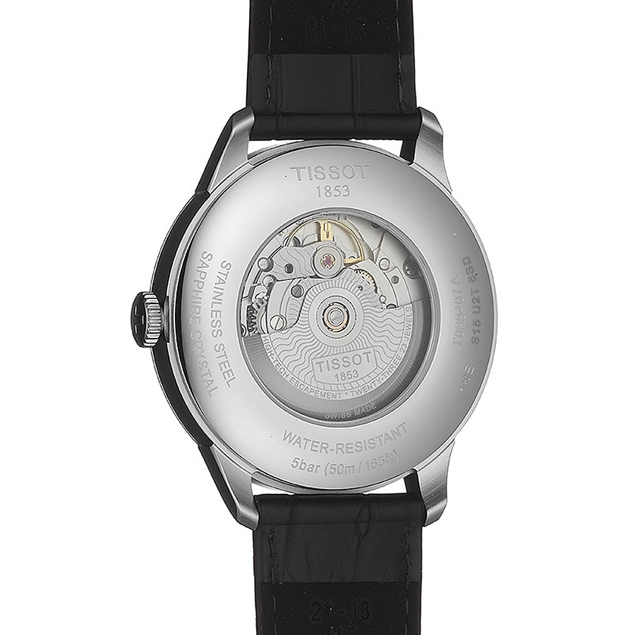 zegarek Tissot T099.407.16.058.00 srebrny Chemin des Tourelles - miniatura 7