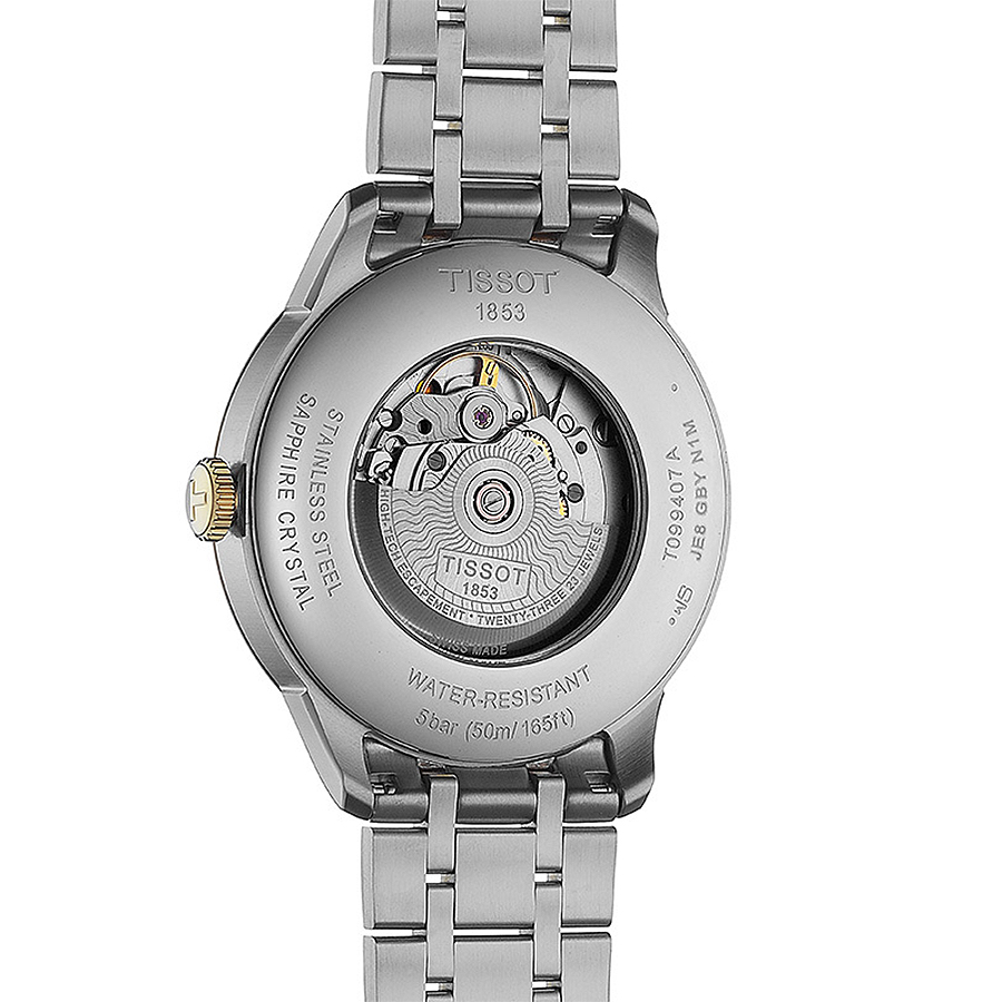 zegarek Tissot T099.407.22.038.00 automatyczny męski Chemin des Tourelles CHEMIN DES TOURELLES AUTOMATIC GENT - miniatura 6