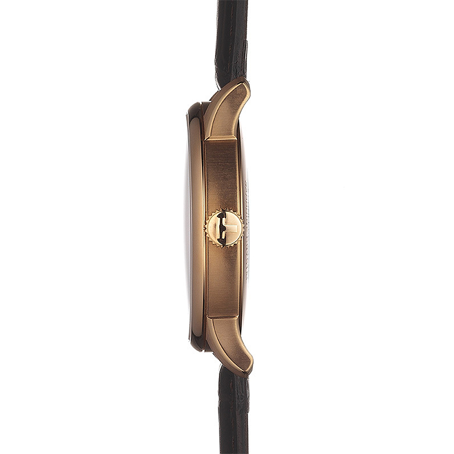 Tissot T099.407.36.037.00 zegarek różowe złoto klasyczny Chemin des Tourelles pasek - miniatura 5