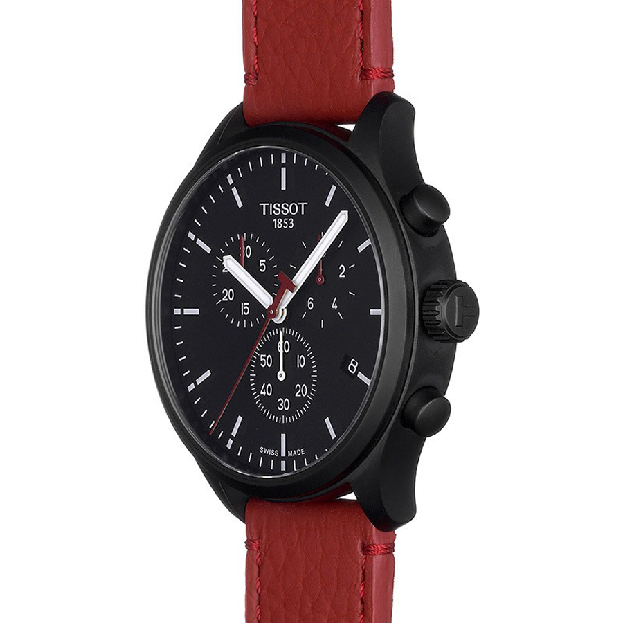 Tissot T116.617.36.051.10 zegarek czarny sportowy Chrono XL pasek - miniatura 5