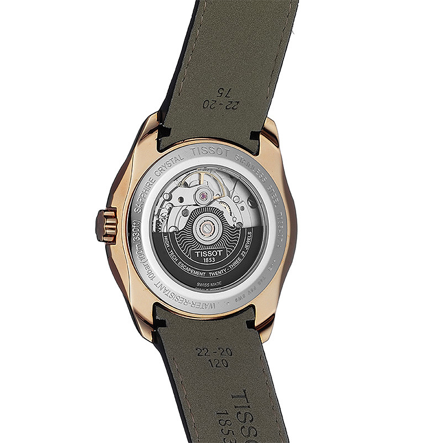 zegarek Tissot T035.407.36.051.01 automatyczny męski Couturier COUTURIER POWERMATIC 80 - miniatura 6